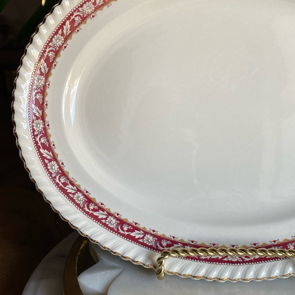 Antique 1910’s Johnson Brothers JB519 Platter Old English Ironstone England Rare - Picture 5 of 10